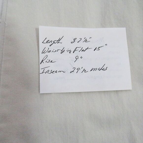 Riders By Lee Jeans Womens Size 8 M Beige Straight Leg Casual or Work Casual - Picture 9 of 12